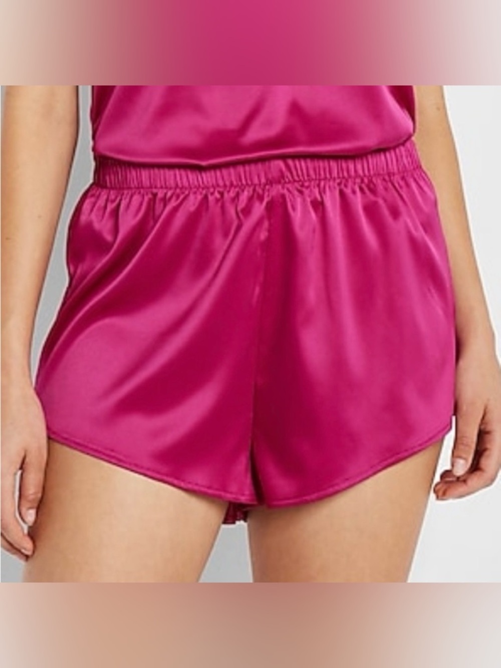 Express Wild Orchid Satin Pajama Set - Picture 11 of 11